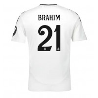 Dres Real Madrid Brahim Diaz #21 Domáci 2024-25 Krátky Rukáv